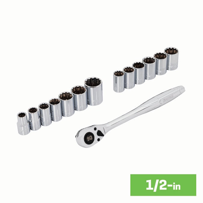297 -Piece Standard (SAE) and Metric Mechanics Tool Set with Hard Case