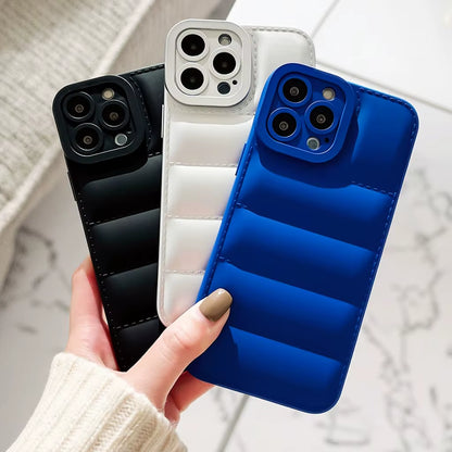  Mobile Phone Case down Jacket Design for Iphone 14 Pro Max