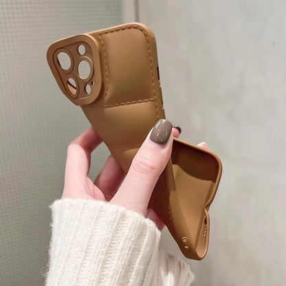  Mobile Phone Case down Jacket Design for Iphone 14 Pro Max