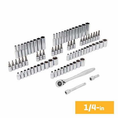 297 -Piece Standard (SAE) and Metric Mechanics Tool Set with Hard Case