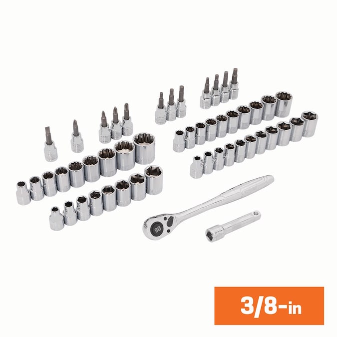 297 -Piece Standard (SAE) and Metric Mechanics Tool Set with Hard Case