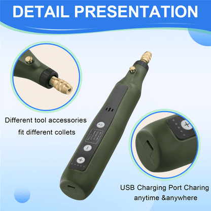 Handheld Electric Grinder Mini Sanding Power Tools Drill Multifunction Polishing Wood Carving