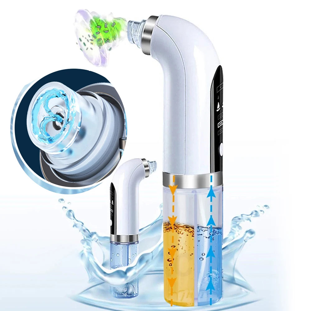 Small Bubble Blackhead Remover Cleaner Water Cycle Blackhead Electric Vacuum Blackhead Remover