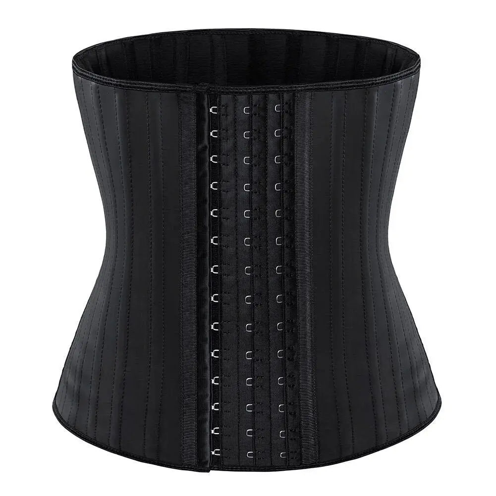 2024 Dropshipping Product Colombian Girdle 100% Waist Support Cincher Corset 25 Steel Bones Latex Waist Trainer with Extender