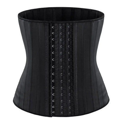 2024 Dropshipping Product Colombian Girdle 100% Waist Support Cincher Corset 25 Steel Bones Latex Waist Trainer with Extender