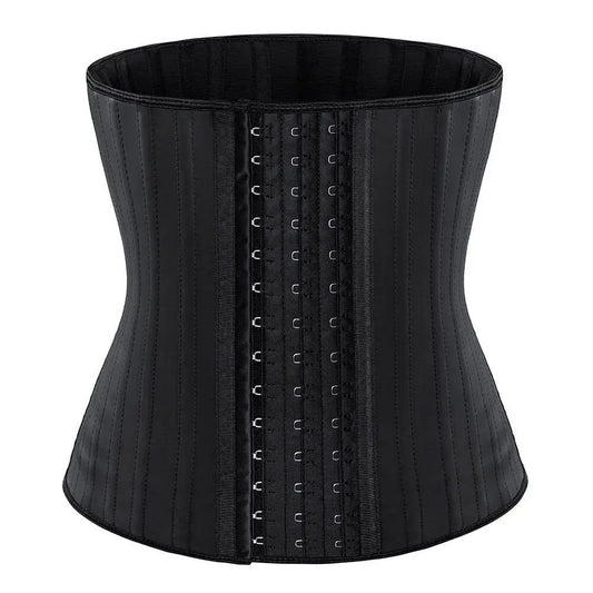 2024 Dropshipping Product Colombian Girdle 100% Waist Support Cincher Corset 25 Steel Bones Latex Waist Trainer with Extender