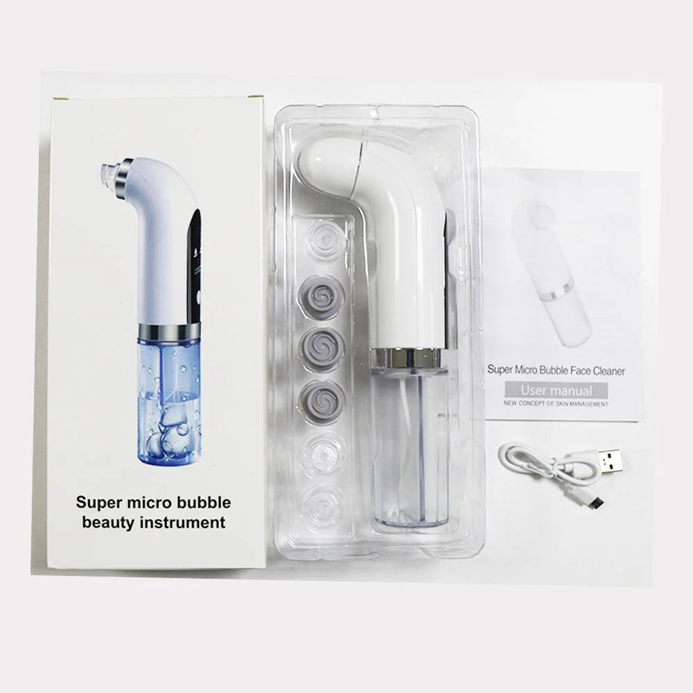 Small Bubble Blackhead Remover Cleaner Water Cycle Blackhead Electric Vacuum Blackhead Remover