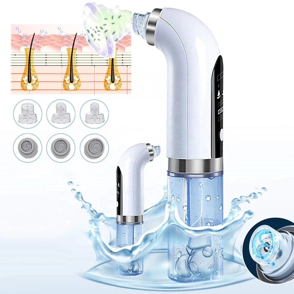 Small Bubble Blackhead Remover Cleaner Water Cycle Blackhead Electric Vacuum Blackhead Remover