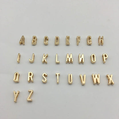 New Arrival Fashion Tiny Initial Necklace Gold Silver Color Cut Letters Single Name Choker for Women Pendant