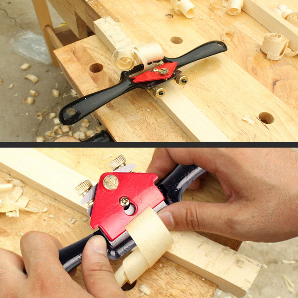 1X Planing Tool,Trimming Planer Woodworking Tools,│Hand Planes│Metal│,Woodworking Planer Carpenter Tool Adjustable Spoke Shave Deburring Tool