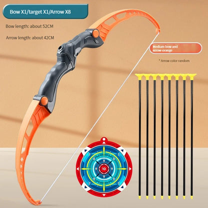  Bow and Arrow Toy Set for Children Archery Practice Recurve Outdoor Sorts Shooting Toy with Target Boys Kids Gifts
